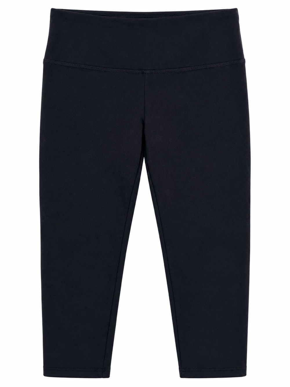 Woman’s Black Active Crop Leggings, Size Small